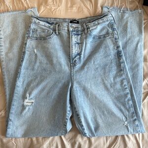 EXPRESS Light Blue Straight Leg Jeans
